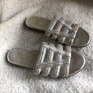 Yosi Samra molly, braided sandals, slides, slip on size 11